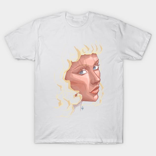 Natural Christina T-Shirt by Umityanilmaz